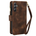 for Samsung Galaxy A35/A34/A25/A24/A73/A72/A55/A54/A53/A52/A15/A14 Case Wallet, Durable Leather Magnetic Buckle Flip Card Holder