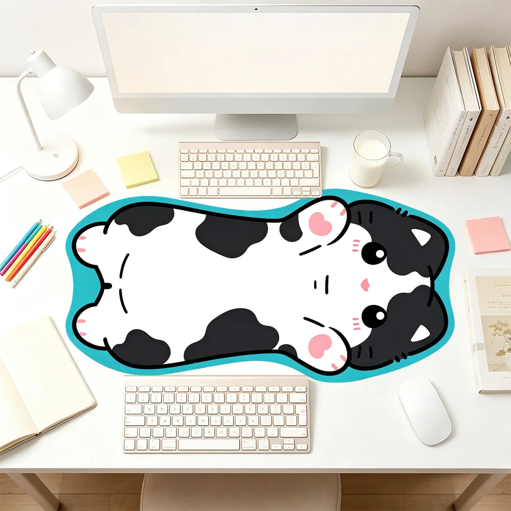 Extremely Gaming Mouse Pad Laptop Pad Oversized Office Desk Mat Dark Wind Non-Slip Lock Edge Thickened Soft Mats