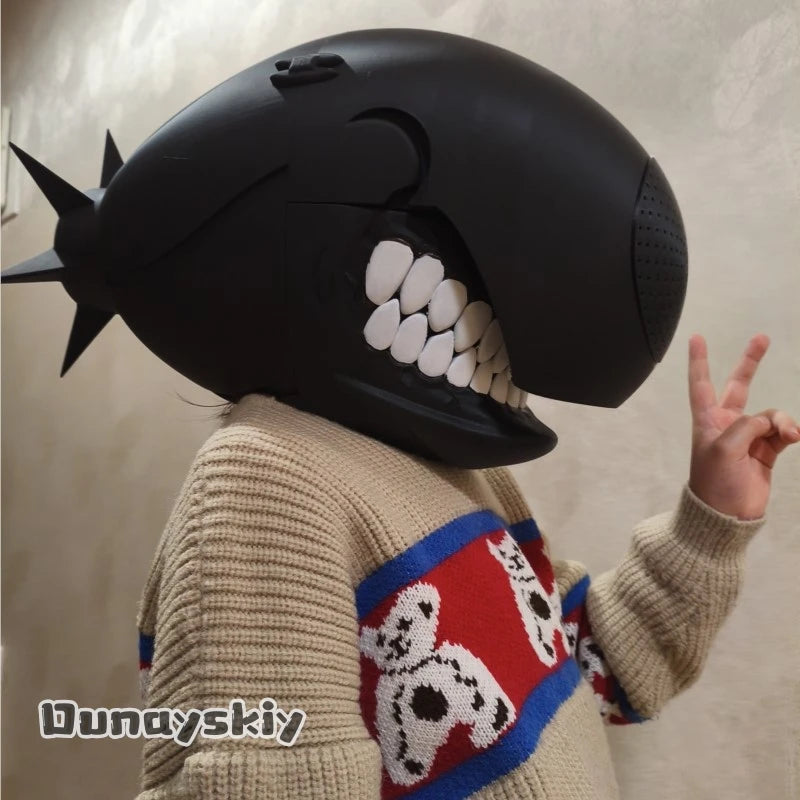 Dunayskiy*/Reze Boom Devil Cosplay Costume Headpiece Aut Anime Outfit Shirt Halloween Jirai Kei Costume Mask lingerie babydolls