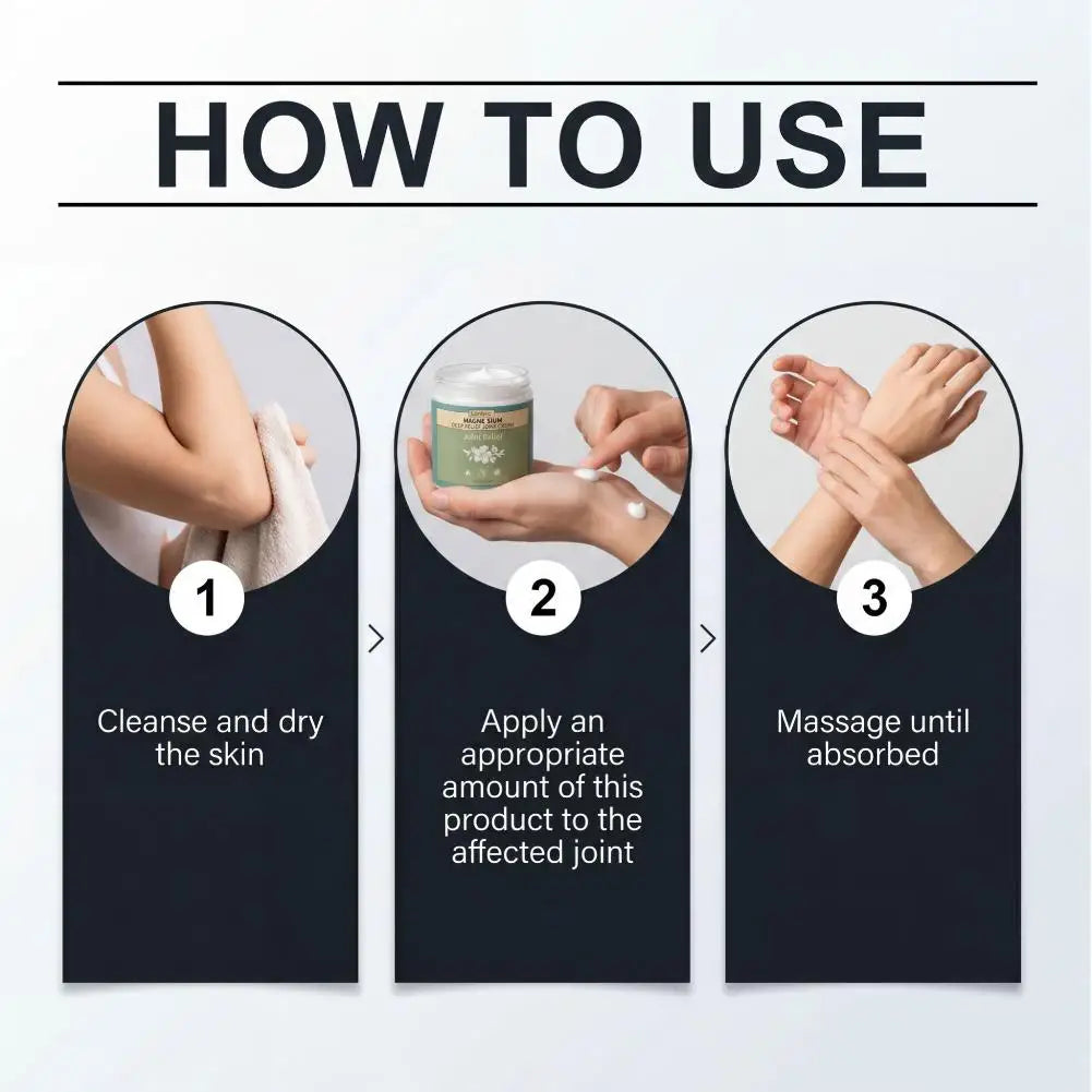 2026 Total Relief Soothing Magnesium Cream for Muscle Comfort Brightening  Soothing Nerve For Daily Skin Hydration Moisturizing