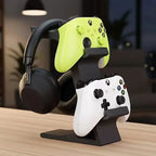 Universal Dual Game Controller And Headphone Stand Multi-Functional Storage Rack for Gaming Headsets And Joysticks