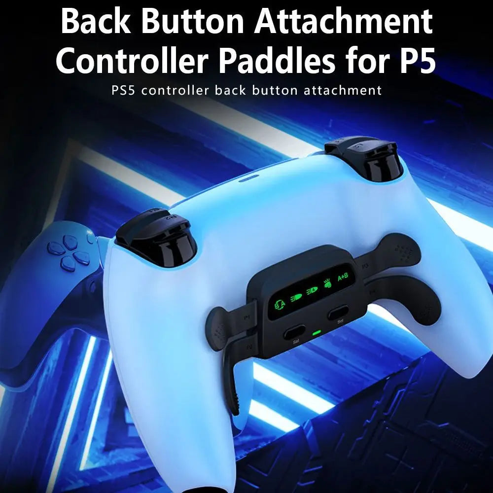Professional Gaming Gamepad Back Paddles Multi-function DIY Gamepad Extension Programmable Controller Back Buttons for PS5