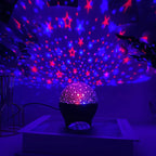 LED Night Light Starry Sky Galaxy Moon Projector Light Auto Color Changing USB 5V RGB Ambient Light for Kids Room Birthday Party