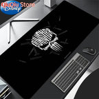 HD Print Anime Mouse Pad Office Computer Gamer Mousepad Laptop P-punisher Keyboard Pad PC Terror Skull Logo Gaming Desk Mice Mat