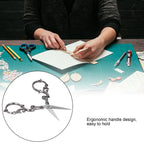 Portable Stainless Steel Retro Scissors Gourd Shape 4.3 Inch Embroidery Scissors Sewing Scissors Needlework Art