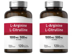 Amino Acid Supplement Capsules 120 Count Provide Energy & Healthy Living Support with 1000mg L-Arginine and 500mg L-Citrulline