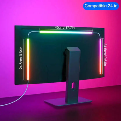 USB LED Strip Lights for PC Monitor | Music Sync, App Control, Gaming Atmosphere