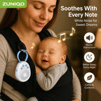 Baby White Noise Machine, Sleep in 3 Minutes, 20 Soothing Sounds, Portable USB Mini Sleep Device for Newborn, Travel & Crib