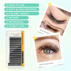NAGARAKU Automatic Flowering 3D 4D 5D 6D 7D 8D W Shape All Size Premade Fans Eyelash Extensions Natural Soft Individual Lashes
