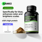 SANKii Floating Micro Pellets for Medaka, High Protein Food to Enhance Color for Viewing from Above - For Fry & Adult
