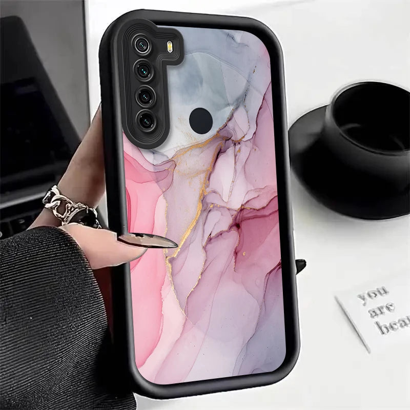 note8pro Marble Silicone Phone Case On For Xiaomi Redmi Note 8 7 9 Pro Max 9s redmi 9 9a 9c 9t note9 note7 Luxury Cover