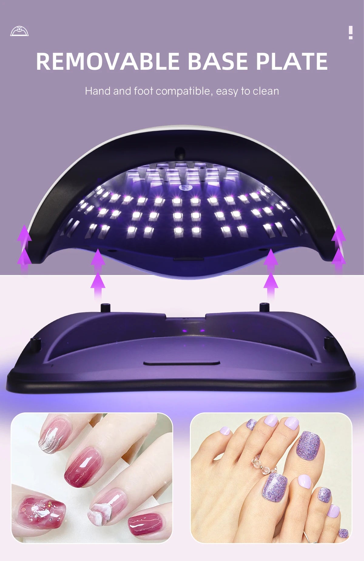 SUN X25MAX 81LED UV Lamp for Nails Drying Quick Curing All Gel Nail Polish Professional Powerful UV Light Dryer Manicure Salon