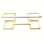 1pc Office Desk Card Holder, Cute Golden Card Storage Box, And Male And Female Office Desk Accessories,stainless steel material.