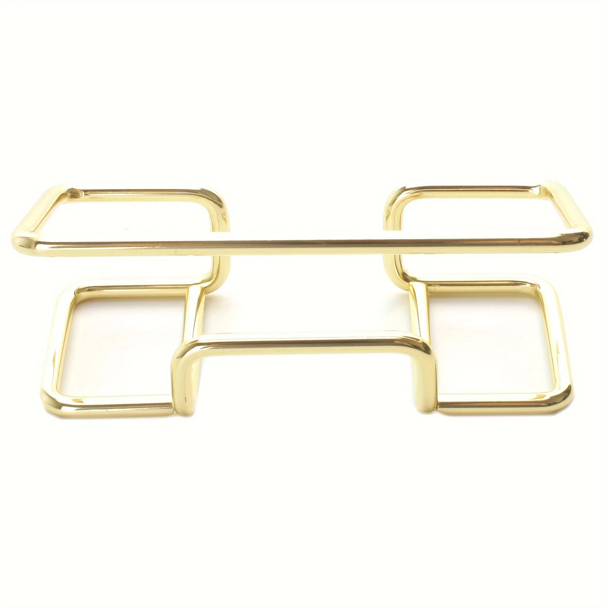 1pc Office Desk Card Holder, Cute Golden Card Storage Box, And Male And Female Office Desk Accessories,stainless steel material.