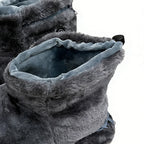 USB Heater Foot Shoes Plush Warm Electric Slippers Comfortable Feet Heated Shoes Electric Heated Shoes for Men Women