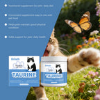Cat Taurine Powder Supplement Support Cat Heart Wellness Healthy Eyesight Pet Body Daily Care Nutrition Powder