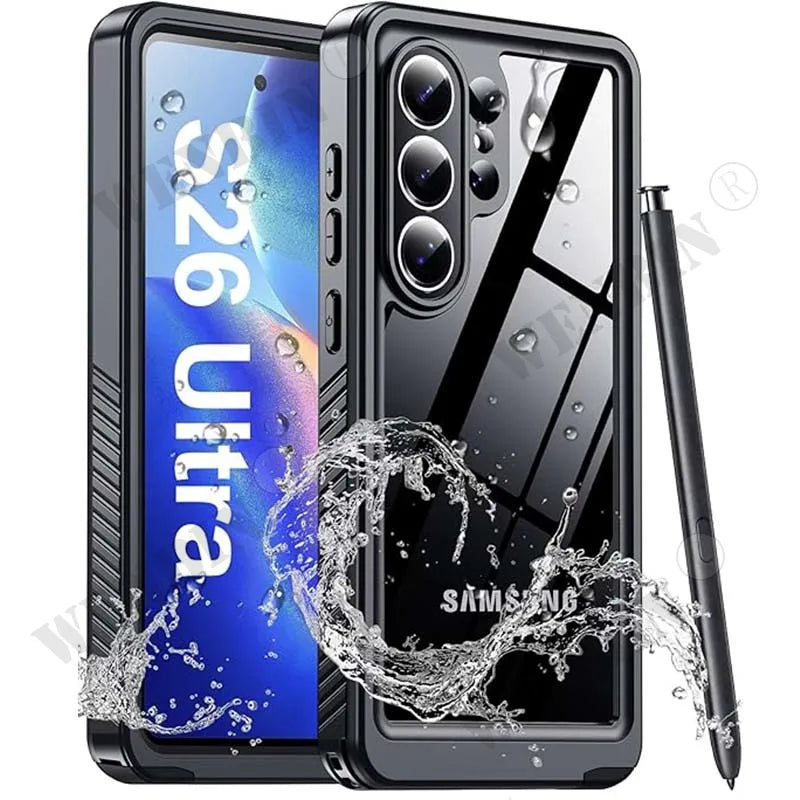 IP68 Waterproof Case For Samsung S26 Ultra S25 S24 Ultra Plus A57 A37 Full Body Protective Cover Swim Underwater Diving Fundas