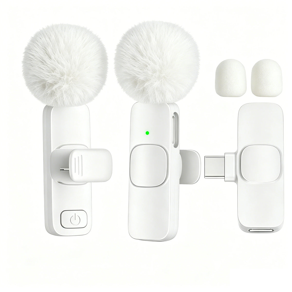 Type-C Port Professional Wireless Lavalier Microphone for Smartphones, Computers, Tablets, Plug and Play