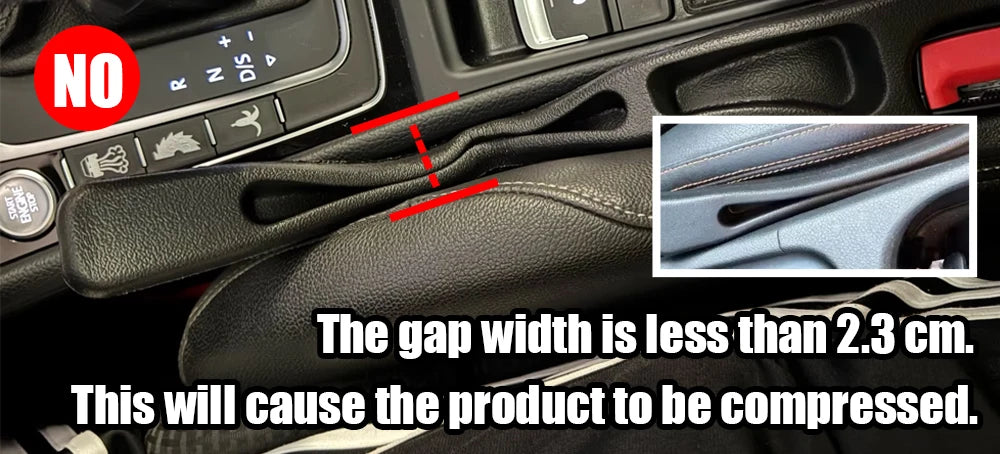 Car Seat Gap Filler Side Seam Plug Strip Leak-proof Filling Strip For All Car Model Wallet Phone Holder Car Accessories