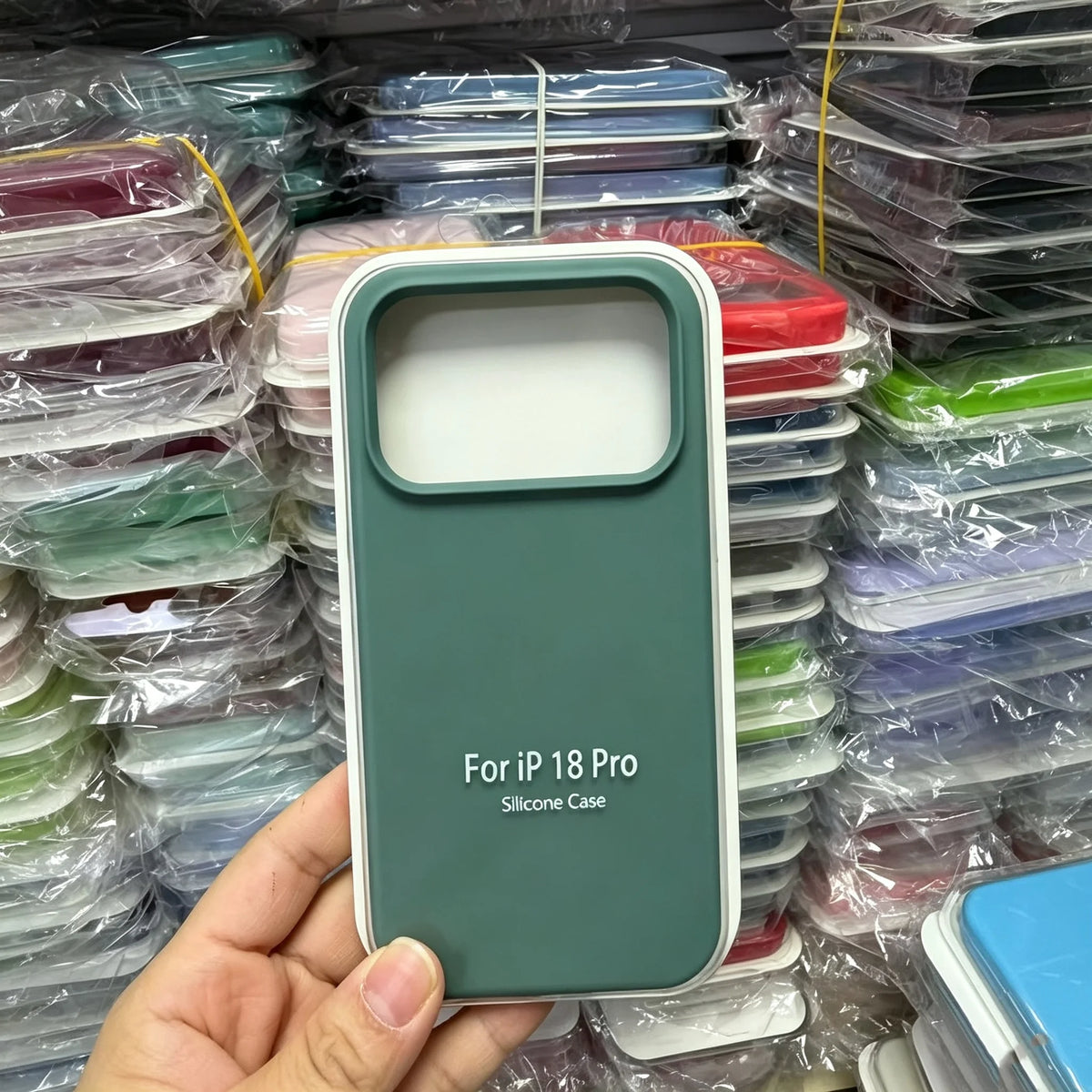 Liquid Silicone Phone Case For iPhone 18 17 16 15 Pro Max Plus Flocking Lining Anti‑Fingerprint Shockproof Protective Back Cover