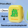 Personalized Cute Name Stamp Waterproof Clothing Label for Kids Self Ink Stamp for Kindergarten School Bags Custom Stamp