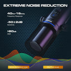 XLR/USB Gaming Microphone Kit: Dynamic PC Mic for Streaming Podcasting,  Mute Button, Reverb Effects, RGB Computer Mic with Arm