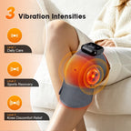 Electric Heating Shoulder Knee Massager with 3 Levels Vibration Muscle Relax Belt for Arm Enlarge Size for Shoulder