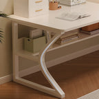 80x50cm Gaming Desk Metal Frame Modern Home Office Table Study Writing Desk Workstation Work Table for Bedroom Office Gaming Room