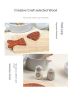 Children's Simulation Kitchen Toys, Early Education Educational Toys, Wooden Simulation Pots and Pans, Food, Role-Play Chef