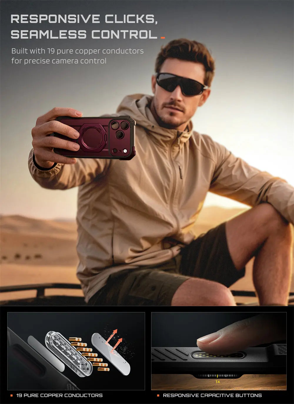 UB Grip For iPhone 18 Pro Max /For iPhone 17 Pro Max Case SUPCASE Compatible with MagSafe Heavy Duty Rugged Magnetic Phone Case