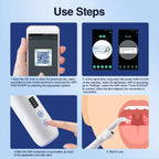 Vacuum Visual Electric Tonsil Stone Remover Oral Irrigator&Tongue Coating Scraper Built-In LED light 8 Suction Anti Bad Breath