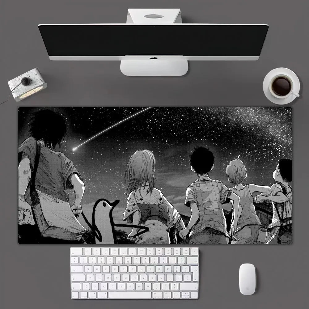 Goodnight punpun Manga Mousepad Mousepad Gamer Mouse Pad Size For Office Long Table Mat