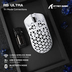 ATTACK SHARK R5 Ultra Carbon Fiber Wireless Gaming Mouse ,39g SUPERLIGHT , 8K Polling Rate, PAW3950MAX Sensor (42000 DPI),
