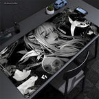 Anime Mask Girl Mouse Pad YUki Aim Gaming Speed Mouse Mat Game Premium Mousepad Gamer E-Sports Desk Mat Computer Keyboard Mats