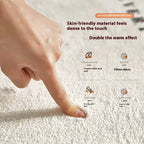 VIKAMA Non-standard Letter Carpet Soft Anti-slip Imitation Cashmere Foot Pad Home Decoration Bedside Rug Entrance Hall Doormat