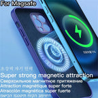 Magnetic Liquid Silicone Case For Iphone 14 13 12 Mini 11 Pro Max X Xs Xr Apple Magsafe Original Magnet Camera Precision Hole