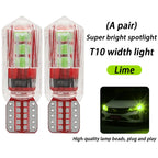 Width light modified car led lens t10 small light bulb super bright car exterior lights running lights general wholesale h11 h7