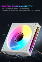 JUMPEAK MX120 360mm Modular Wireless Splicing PC 120mm Case Cooling Fan ARGB Infinite Mirror Effect For Computer Water Cooler