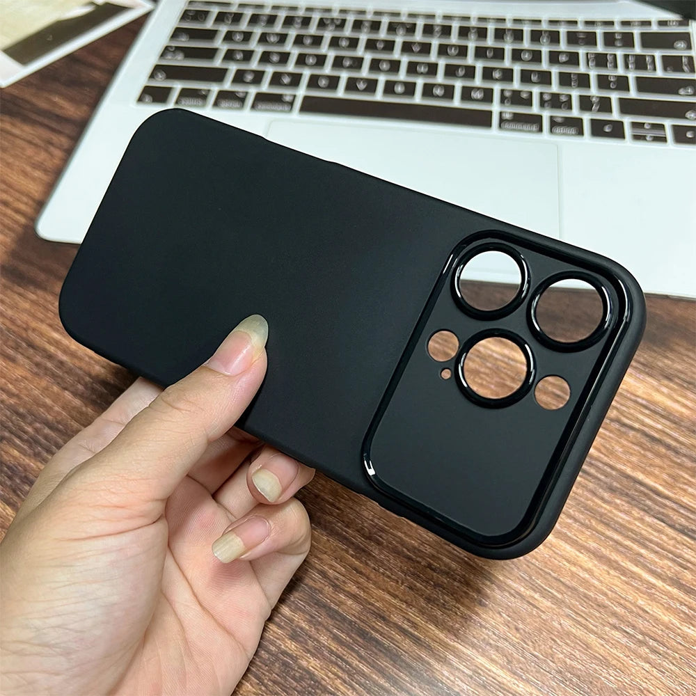 Luxury Matte Soft Silicone Phone Case For iPhone 18 17 16 15 14 13 12 11 Pro Max Plus XS X Seconds to 17 Shockproof Bumper Cover