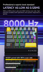 AJAZZ AK029 Wired One-Handed Gaming Keyboard HE Magnetic Switch 29 Key RGB 8000Hz Mini Mechanical Keyboard for E-sports PC Gamer