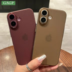 Ultra Thin PP Case For iPhone 18 17 16 15 14 13 12 11 Pro Max 16 15 Plus Matte Cover For iPhone 18Pro Slim Clear Shockproof Case