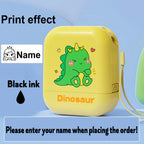 Personalized Cute Name Stamp Waterproof Clothing Label for Kids Self Ink Stamp for Kindergarten School Bags Custom Stamp