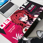 Anime pretty girl Mouse pad professional eSports game players Speed Lock Edge Rubber rug Game Desk Mousepad Keyboard Mat
