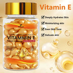 50 Count Hyaluronic Acid Capsules Essence Hydrating Repairing Facial Skincare Deep Nourishment Acne Fading Fine Line Reduction
