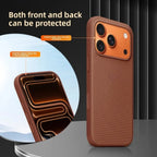 Original Technology Woven Magnetic Case For iPhone 18 17 16 15 14 13 Pro Max Fundas For Magsafe Wireless Charger Official Cover