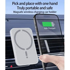 Magnetic Car Wireless Charger Air Vent GPS Phone Holder Stand For Magsafe iPhone 17 16 15 14 13 12 Pro Max Cell Fast Charging