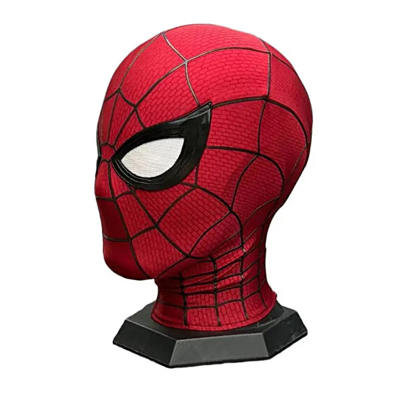 SpiderMan Brand New Day Adult Cosplay Mask with Magnetic Back Cover 3D Webbing Strips Resin Faceshell Cosplay Helmet