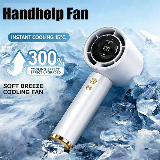 Portable Mini USB Rechargeable Handheld Fan High Speed Quiet Cooling