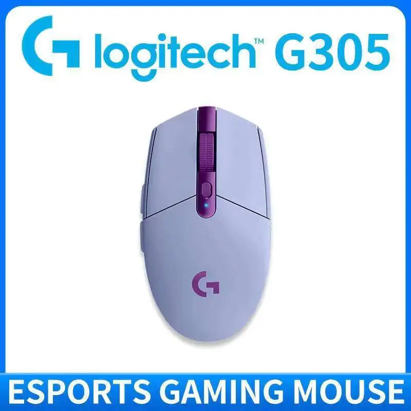 Wireless Gaming Mouse Logitech G305 LIGHTSPEED, 12000 DPI HERO, 6 Buttons, 250hr Battery, 99g, PC Mac Gamers