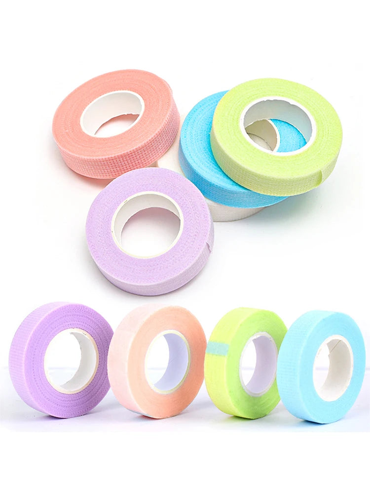 OKAYLASH 4Pcs/lot Eyelash Extension Tape  Breathable Medical Non-woven Adhesive Tape Eyelash Patch Tapes Cutter Cutting Tool